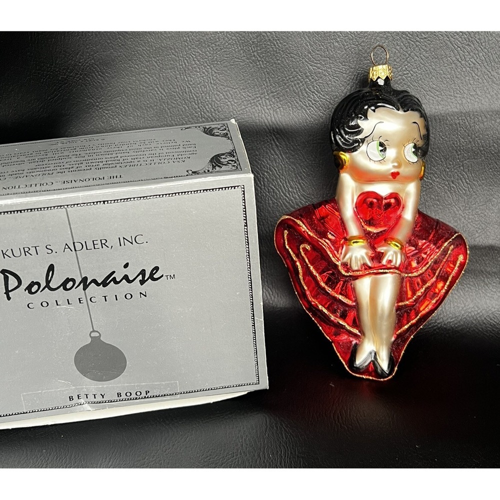 Kurt S Adler Polonaise Collection BETTY BOOP Ornament Handcrafted by Komozja